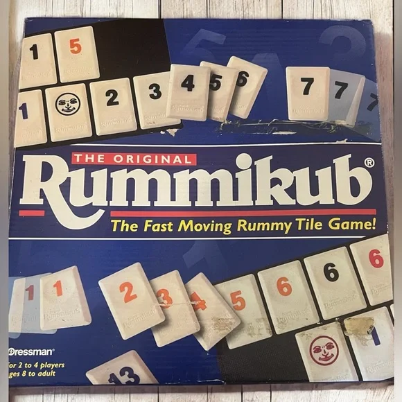 Vintage 1997 - THE ORIGINAL RUMMIKUB THE FAST MOVING RUMMY TILE GAME! NEW IN BOX - Picture 1 of 6